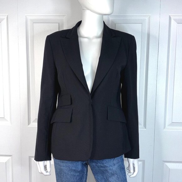 SANDRA ANGELOZZI women's black blazer small - Picture 1 of 2